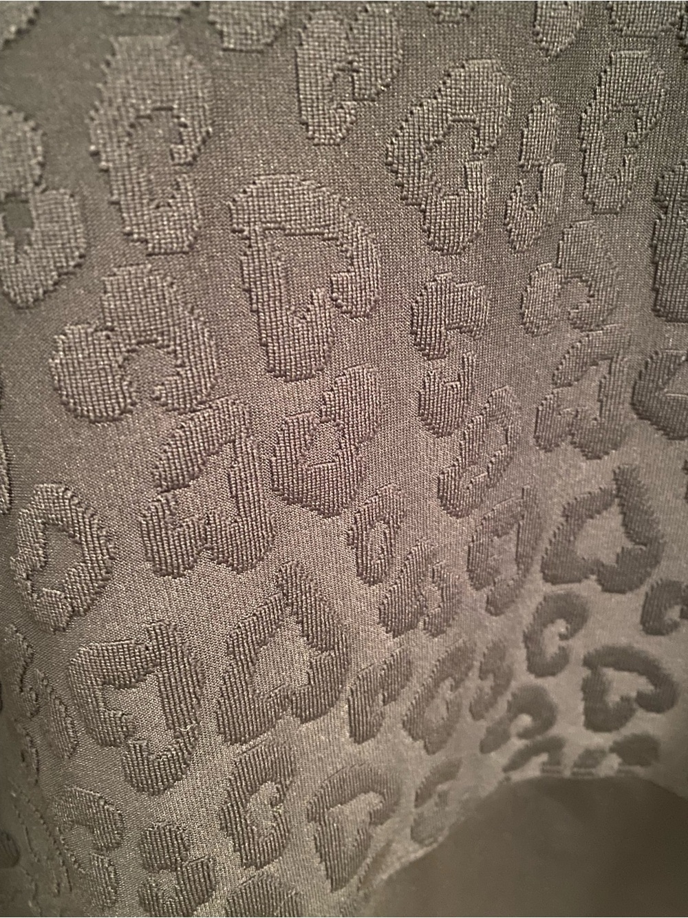Tail Black Crewneck Top with Subtle Pattern - Picture 7 of 7